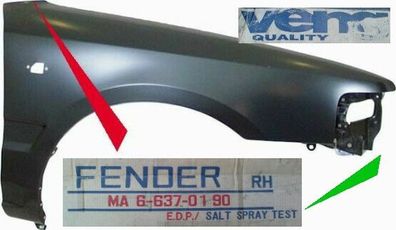 NEU + Kotflügel > Mazda 323 .4 ( BG .2 / Lim. > R / mBL ] ( 9.91 - ) BS0652110B Veng