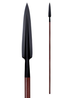 Cold Steel Assegai Speer mit langem Schaft, inkl. Scheide