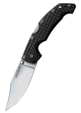 Cold Steel Voyager Clip Taschenmesser, Large, Glatte Schneide, AUS 10A