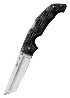 Cold Steel Voyager Tanto Large Taschenmesser, Glatte Schneide, AUS 10A