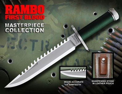Rambo 1 First Blood Part I SE Bowie Messer Hollywood Collectibles