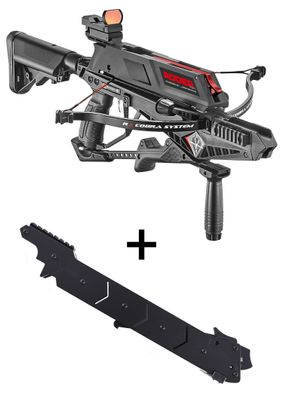 EK Archery Cobra R9 RX Adder Armbrust Komplettset mit zus. 7-Schuss-Magazin