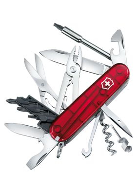 Victorinox CyberTool M Taschenmesser, rot transparent, 32 Funktionen
