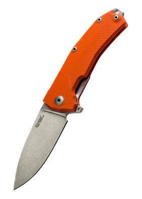 Lionsteel KUR Taschenmesser Sleipner G10 Orangener Griff