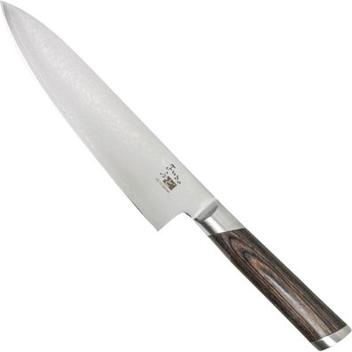 Fudo Gendai Gyuto Hocho Fleischmesser Damast VG10 Ebenholz