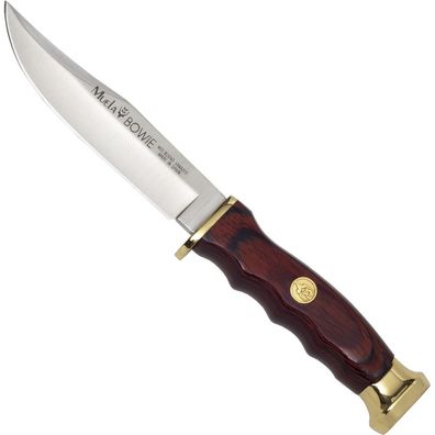 Muela Bowiemesser X50CrMoV15 Pakkaholz Lederscheide