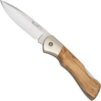Muela Taschenmesser Olivenholzgriff Backlock