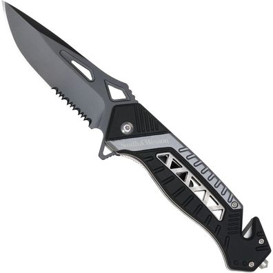 Smith & Wesson Rescue Taschenmesser Grau 8Cr13MoV