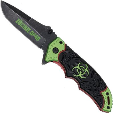 Zombie Dead Folder Taschenmesser mit Gürtelclip