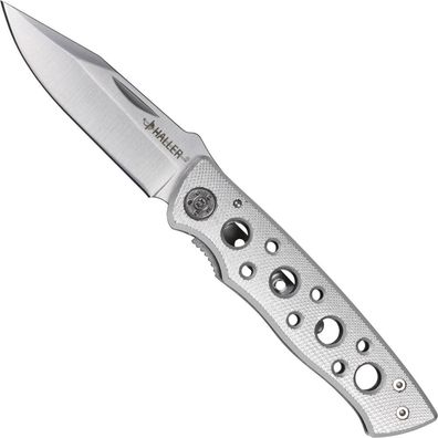 Haller Zweihand Taschenmesser silber