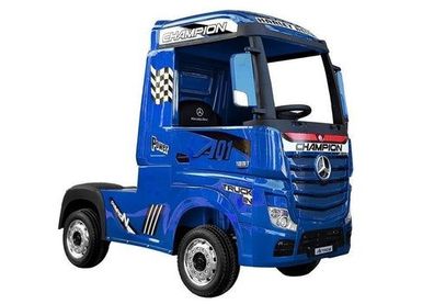Kinderauto Mercedes Actros Blau lackiert