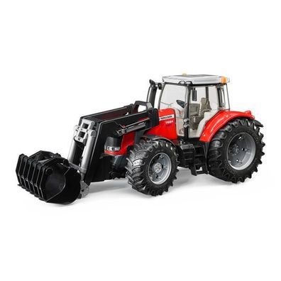 Bruder 03047 Traktor Massey Ferguson 7624 mit Frontlader
