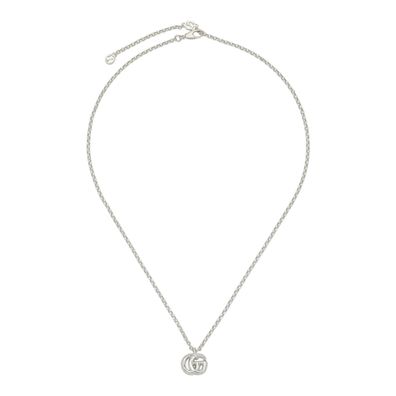 Gucci - YBB7724001 - 925 Silber Pfund - Halskette in Sterlingsilber mit Doppel -G -An