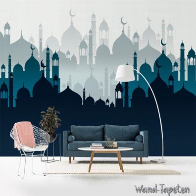 Vlies Fototapete Wandtapete Wandbilder Moderne Muslimische Moschee Tapete 3277
