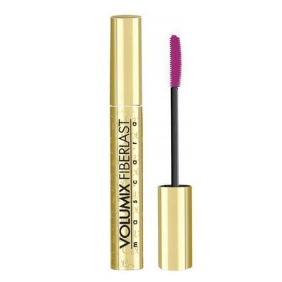 Eveline Cosmetics Volumix Fiberlast Mascara fuer Volumen und Laenge, Schwarz, 10 m