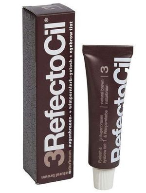 Refectocil Henna fuer Augenbrauen und Wimpern 3 Natuerlicher Braun, 15ml