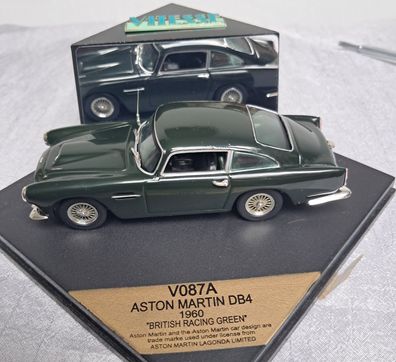 Aston Martin DB4 1960, schwarz, Vitesse