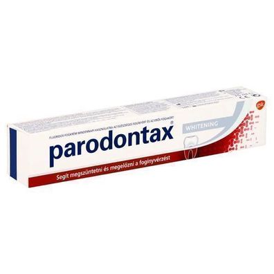 Parodontax Whitening Zahncreme - Aufhellende Zahnpasta fuer gesunde Zaehne, 75 ml