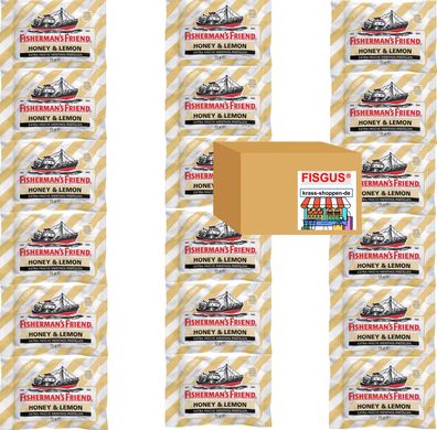 Fishermans Friend Honey & Lemon - 18 Beutel x 25g = 450g