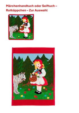 Feiler GmbH * Seiftuch / Handtuch - Kinderhandtuch Märchen Rotkäppchen