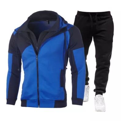 Jogginganzug Herren Stretch S-3XL Sportanzug Trainingsanzug Set Hoodie Hose