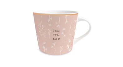 Schreibkram Manufaktur Goldstücke Tasse Porzellan 420 ml 12 x 8,5 cm