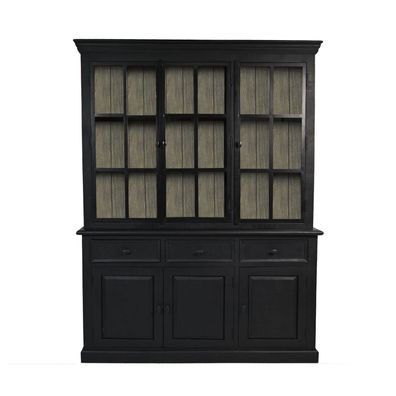 Buffetschrank 160 x 215 x 45 cm aus Mangoholz und Metall