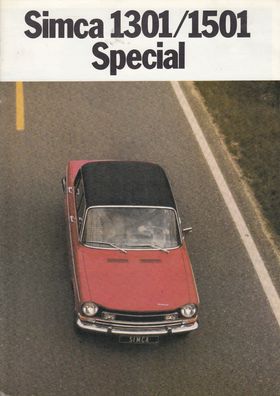 Simca 1301 / 1501 special, Prospekt