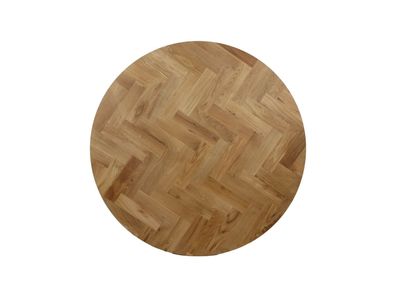 Tischplatte Fishbone 150 x 4 x 150 cm Eiche