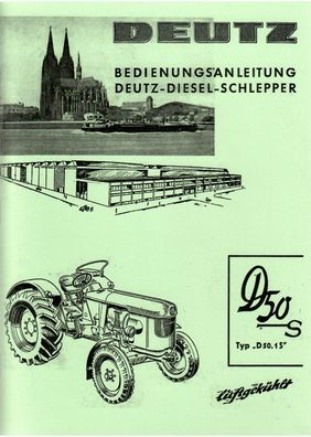 Deutz Diesel Schlepper D50S / Typ D50.1S, Trecker, Landtechnik, Oldtimer