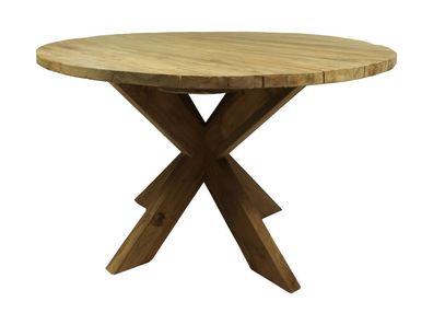 Gartentisch 125 x 77 x 125 cm Teakholz Küche Esszimmer Tisch Neu