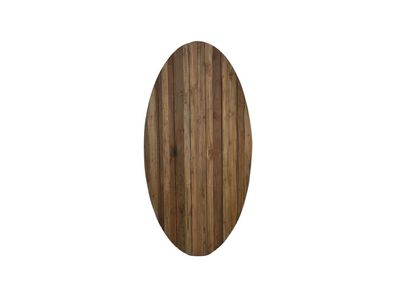 Gartentischplatte 180 x 3,5 x 100 cm Teak