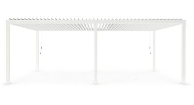 Pavillon Ocean 720 x 360 x 250 cm Aluminium Weiß