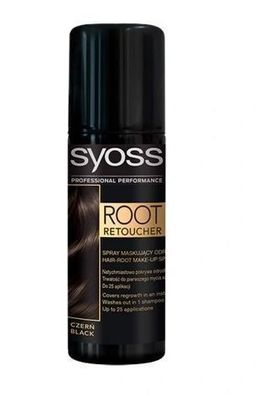 Syoss Haaransatz-Kaschierspray Schwarz, 120ml