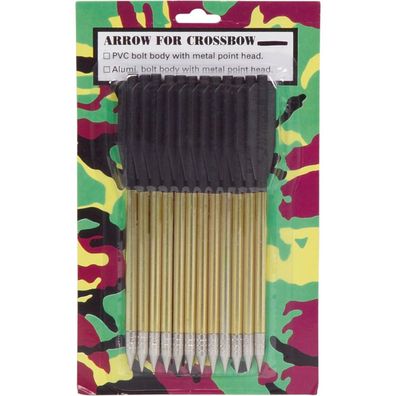 Ersatzpfeile für Armbrust Aus Aluminium 12-er Pack