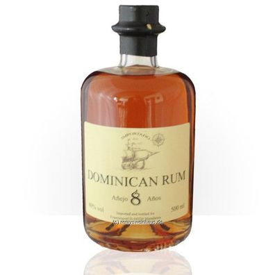Francimport GmbH Dominican RUM Añejo 8 Años 0.50 Liter