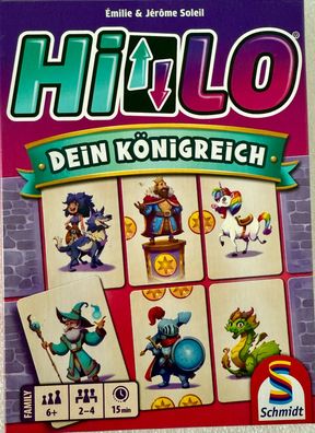 Hilo Dein Königreich Schmidt Spiele Familienspiel Kinderspiel Kartenspiel 40680