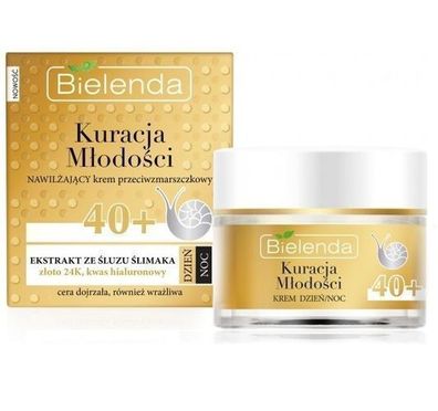 Bielenda Jugendpflege Feuchtigkeitscreme, Anti-Falten fuer reife Haut 40 + , 50 ml