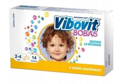 Vibovit Bobas Vanillegeschmack 14 Beutel Säckchen
