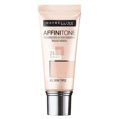 Maybelline Affinitone Feuchtigkeitsspendende Foundation 24 Golden Beige, 30 ml
