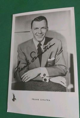 Frank Sinatra , Hollywood , Schauspieler , Fernsehen, Original Signatur !
