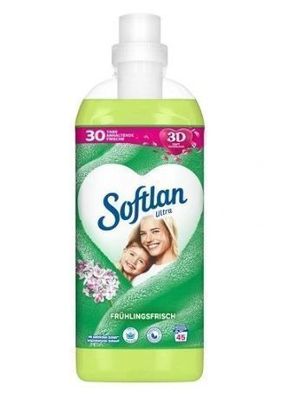 Softlan Fruehlingsfrisch Textilweichspueler 1L - Hochwertiger Waescheduft fuer muehel