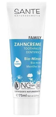 Sante Minz-Zahnpasta mit Fluor, 75 ml