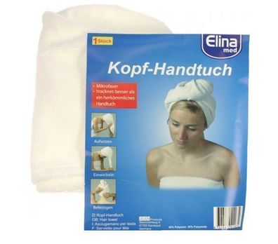 Elina - Premium Mikrofasertuch, Schnell Trocknend und Kompakt, 58x22x7cm