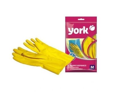 York Gummi-Haushaltshandschuhe Groesse M - 1 Paar