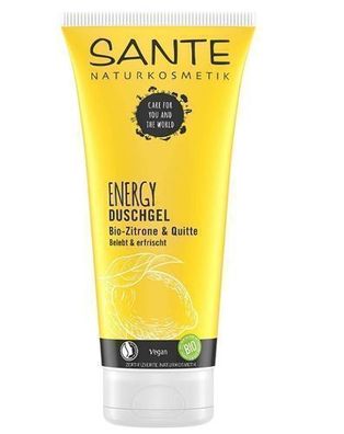 Natur Duschgel mit Bio-Zitronen- und Quitte-Extrakt, zertifiziert - 200 ml Hautf