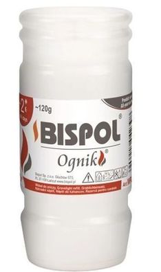 Bispol Ognik WP2N Paraffinkerze, 1 Stueck, langlebig