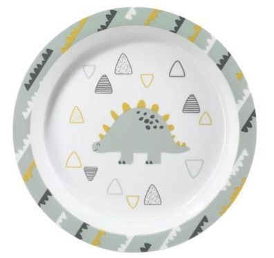 Babylove Polypropylen Teller Blau-Weiss, 1 Stueck