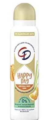Duftender Deo "Happy Day" 75ml - Lang anhaltende Frische fuer einen perfekten Sta