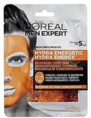 L'Oreal Men Expert Hydra Frische Gesichtsmaske - 50ml Feuchtigkeitsspendende & R